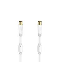 Hama 00205247 cavo coassiale 3 m Bianco