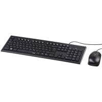 Hama Cortino tastiera Mouse incluso Universale USB Nero