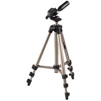Hama Treppiede ''Star 5'', argento (36,5-106,5 cm), testa 3D con sgancio rapido, gambe in 4 sezioni, con borsa per trasporto