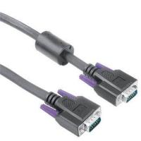 Hama Video Connecting Cable 15-pin HDD Plug - 15-pin HDD Plug, 10 m cavo VGA VGA (D-Sub) Nero