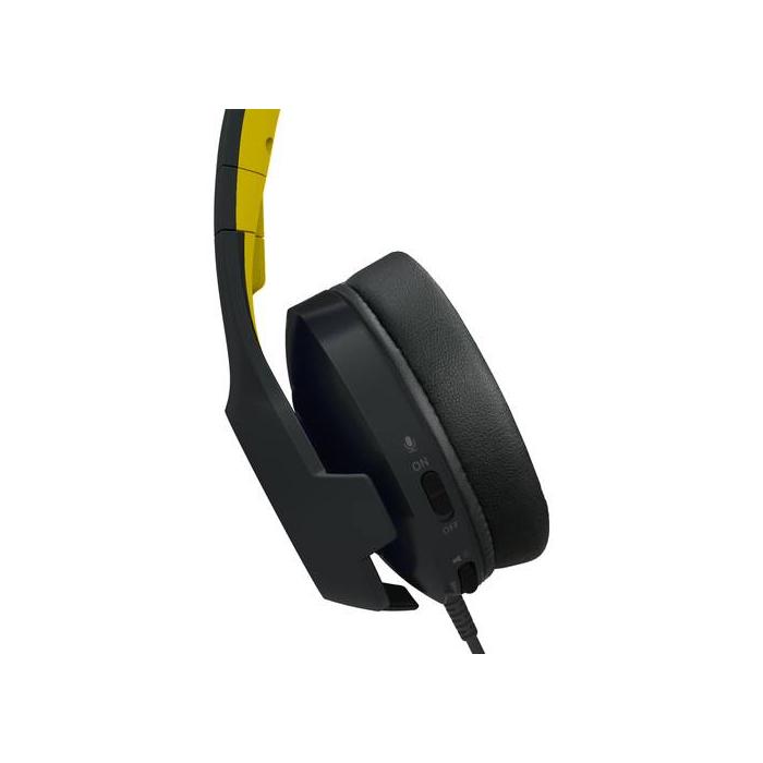 Hori Pikachu Cool Auricolare Cablato A Padiglione Gaming Nero, Giallo — immagine 2 di 4