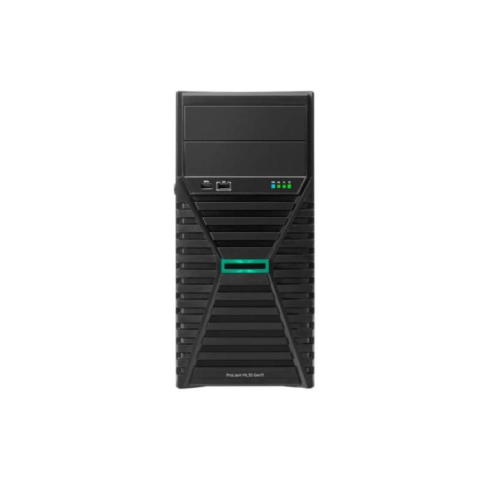 HPE ProLiant ML30 Gen11 E-2436 2.9GHz 6c 1P 1x32GB-U 8SFF MR216i-p 2x480GB SSD 2x800W PS EU Server — immagine 6 di 10