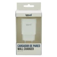 iggual IGG316924 Caricabatterie per dispositivi mobili Smartphone Bianco AC Interno