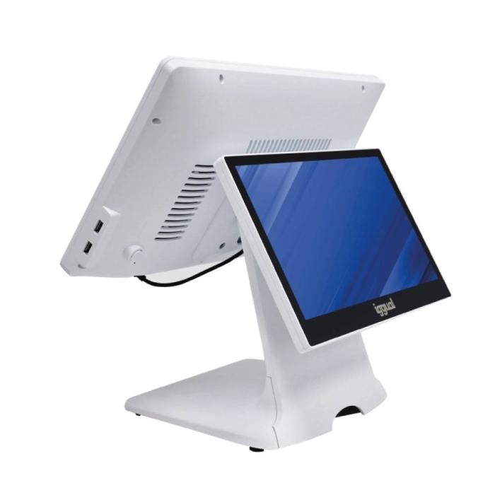 iggual IGG321027 sistema POS 8350U 1,7 GHz 39,6 cm (15.6'') 1920 x 1080 Pixel Touch screen Bianco — immagine 7 di 8