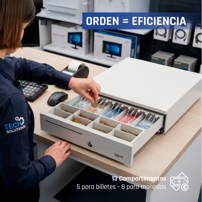 iggual IGG321133 cassetto per contanti Cassetto di cassa manuale e automatico — immagine 34 di 44