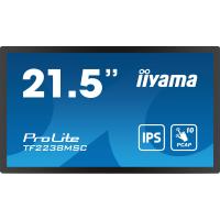 iiyama TF2238MSC-B1 visualizzatore di messaggi Pannello A digitale 55,9 cm (22'') LED 600 cd/m² Full HD Nero Touch screen
