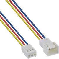 InLine Cavo alimentazione ventole, 3 pin Molex maschio / femmina, 0,6m