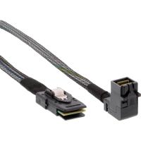 InLine Cavo Mini SAS, SFF-8643 a SFF-8087 + Sideband, 1m, connettore 90°