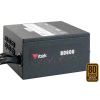 itek BD600 alimentatore per computer 600 W 24-pin ATX ATX Nero