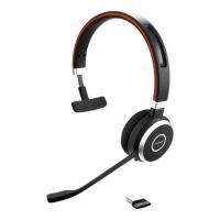 Jabra Evolve 65 SE Auricolare Con cavo e senza cavo A Padiglione Musica e Chiamate Micro-USB Bluetooth Nero