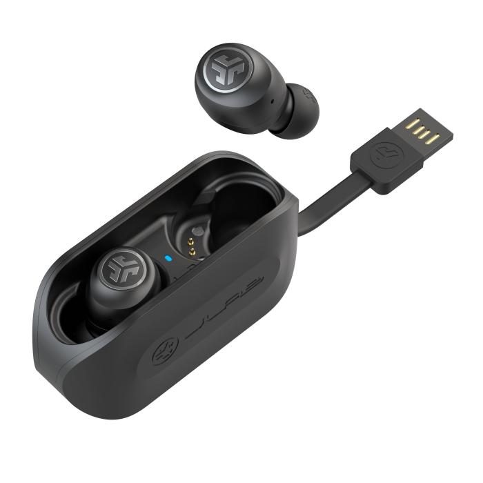 JLab GO Air True Cuffie Wireless In-ear MUSICA USB tipo A Bluetooth Nero — immagine 3 di 18