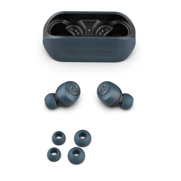 JLab IEUEBGOAIRRNVYBLK82 cuffia e auricolare Cuffie Wireless In-ear MUSICA USB tipo A Bluetooth Blu marino — immagine 7 di 14