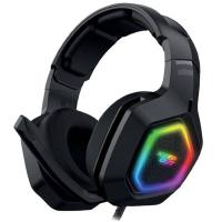 KeepOut HX901 cuffia e auricolare Cablato A Padiglione Gaming USB tipo A Nero