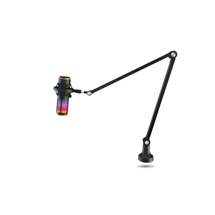 Krom Kaze PRO | Kit micrófono streaming RGB Nero Microfono per podcast — immagine 4 di 24