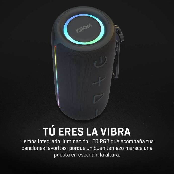 Krom NXKROMJAMMIN altoparlante portatile e per feste Altoparlante portatile stereo Nero 20 W — immagine 17 di 40