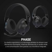 Krom Phase Auricolare Con cavo e senza cavo A Padiglione Gaming USB tipo-C Bluetooth Nero, vedi immagine 10 di 30