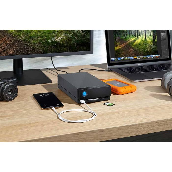 LaCie 1big Dock disco rigido esterno 8 TB 7200 Giri/min 3.5'' USB tipo A 3.2 Gen 1 (3.1 Gen 1) Nero — immagine 12 di 13
