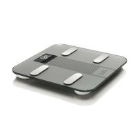 Laica PS7005 bilance pesapersone Rettangolo Grigio, Acciaio inox Bilancia pesapersone elettronica