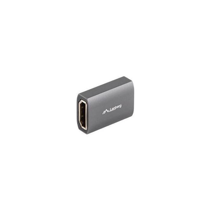 Lanberg AD-HDMI-02 adattatore per inversione del genere dei cavi HDMI-A female 2.1 Argento — immagine 4 di 4