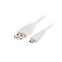 Lanberg CA-USBM-10CC-0010-W cavo USB USB 2.0 1 m Micro-USB A USB A Bianco