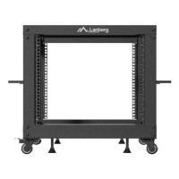 Lanberg OR01-6109-B rack 9U Rack indipendenti Nero, vedi immagine 5 di 14