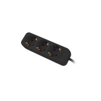 Lanberg PS0-03F-0150-BK prolunghe e multiple 1,5 m 3 presa(e) AC Interno Nero