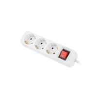 Lanberg PS1-03F-0150-W prolunghe e multiple 1,5 m 3 presa(e) AC Interno Bianco
