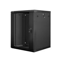 Lanberg WF01-6615-10B rack 15U Da parete Nero