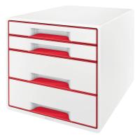 Leitz WOW CUBE Rosso, Bianco