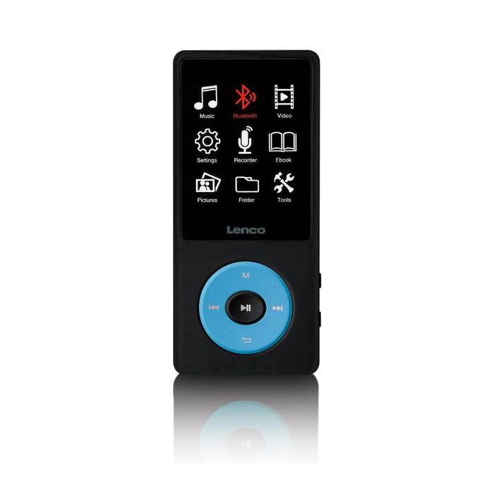 Lenco Xemio-860BU Lettore MP3 8 GB Nero, Blu — immagine 8 di 14