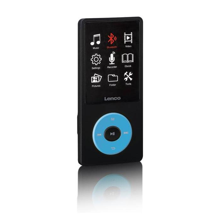 Lenco Xemio-860BU Lettore MP3 8 GB Nero, Blu — immagine 9 di 14