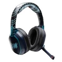 Lexip Kakashi Kamui Auricolare Con cavo e senza cavo A Padiglione Gaming Bluetooth Nero, Blu