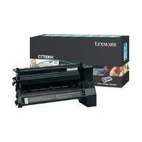 Lexmark Black High Yield Return Program Print Cartridge for C770/C772 cartuccia toner Originale Nero