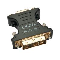 Lindy 41199 adattatore per inversione del genere dei cavi VGA DVI-I Nero, Oro