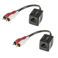 Lindy 70460 moltiplicatore AV Trasmettitore AV Nero, Rosso, Bianco