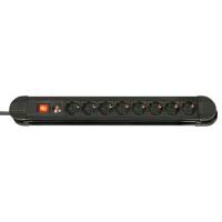 Lindy 73104 prolunghe e multiple 8 presa(e) AC Interno Nero