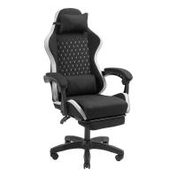 Mars Gaming MGC-X Fabric Sedia da gaming per PC Seduta imbottita Nero, Bianco