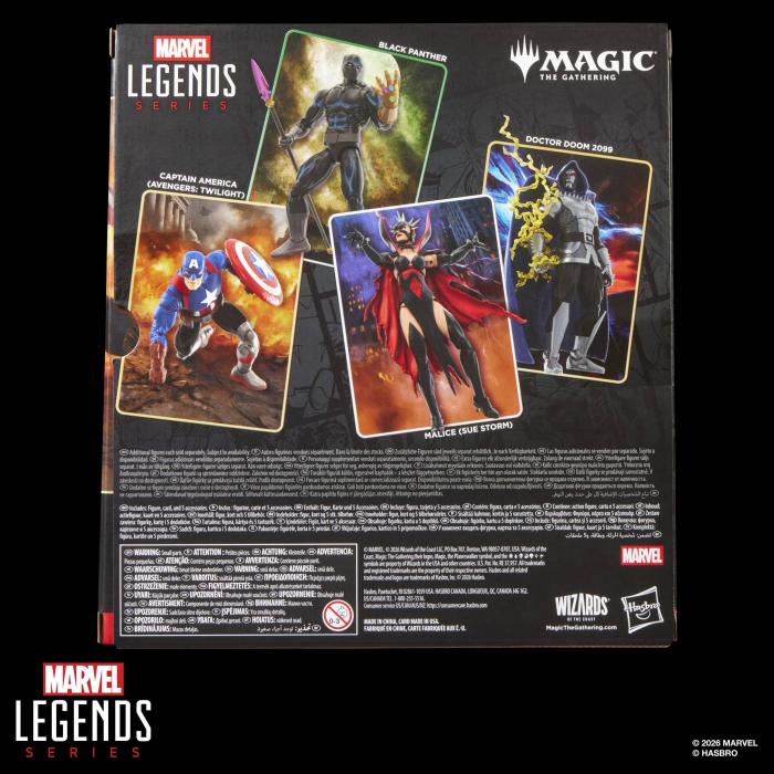 Marvel Legends Series Super Heroes Magic The Gathering Captain America (Avengers Il Crepuscolo) — immagine 16 di 16