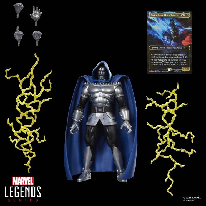 Marvel Legends Series Super Heroes Magic The Gathering Dottor Destino 2099 — immagine 12 di 16