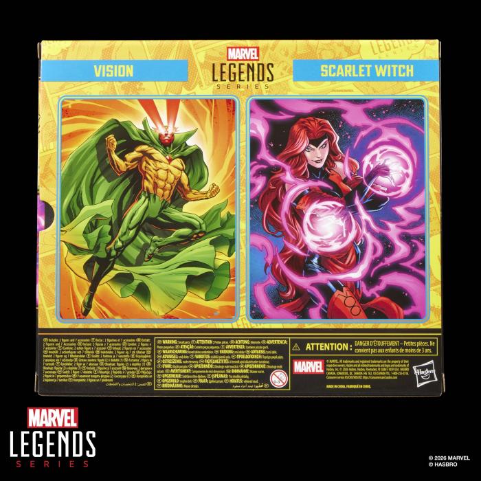 Marvel Legends Series Visione e Scarlet — immagine 15 di 16