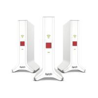 Mesh Set FRITZ! 4200 3-pack Edition Inter Dual-band (2.4 GHz/5 GHz) Wi-Fi 6E (802.11ax) Rosso, Bianco 2x2/4x4