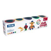 Milan 913505G composto per ceramica e modellazione Pasta modellabile 710 g Multicolore 5 pz