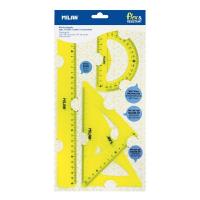 Milan Flex & Resistant Acid set di righelli 4 pz