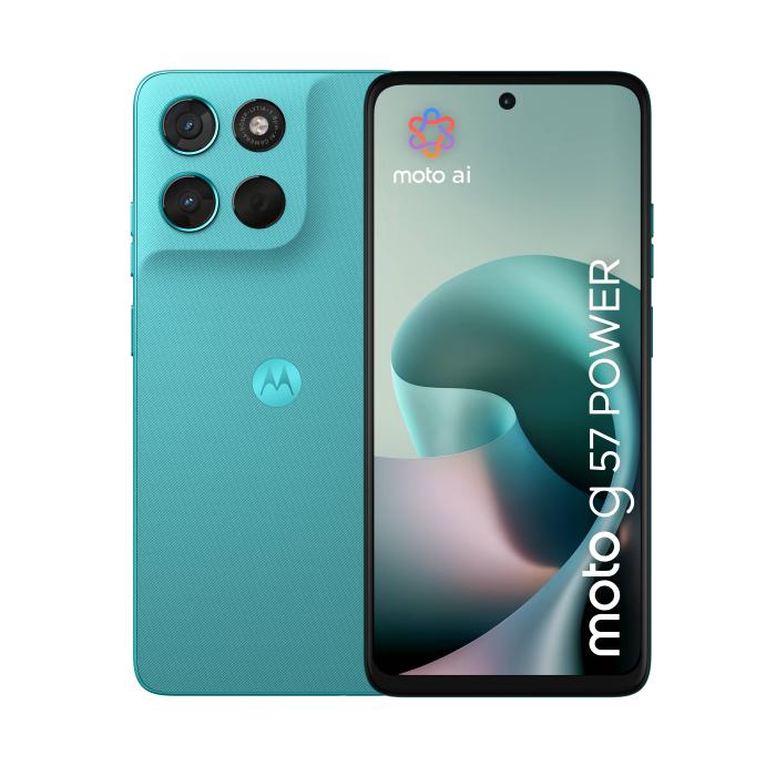 Motorola moto g57 power 17,1 cm (6.72'') Doppia SIM Android 16.0 5G USB tipo-C 12 GB 256 GB 7000 mAh Turchese