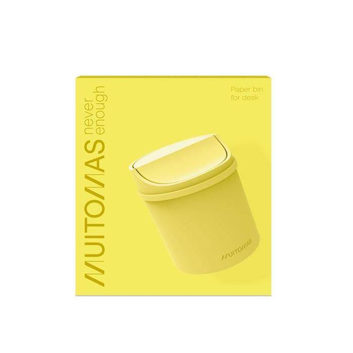 Muitomas Cestino da scrivania giallo — immagine 2 di 6