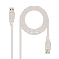 Nanocable 10.01.0302 cavo USB USB 2.0 1 m USB A Beige