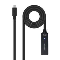 Nanocable 10.01.1311 cavo USB USB 3.2 Gen 1 (3.1 Gen 1) 5 m USB C Nero