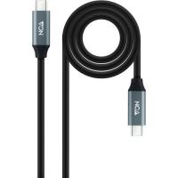 Nanocable 10.01.4301 cavo USB USB4 Gen 2x2 1 m USB C Nero