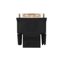 Nanocable 10.15.0700 adattatore per inversione del genere dei cavi DVI 24+1 HDMI Nero