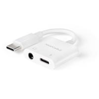 Nanocable 10.24.1206 replicatore di porte e docking station per laptop Cablato USB 3.2 Gen 1 (3.1 Gen 1) Type-C Bianco